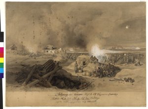 Belagerung von Komorn durch die k. k. Truppen im April 1849 von Fritz L