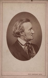 Porträt des Komponisten Richard Wagner, 1813-1883, ca. 1875 von Fritz Luckhardt