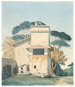 Raffaels Atelier im Garten der Villa Borghese. Rom von Fritz Petzholdt