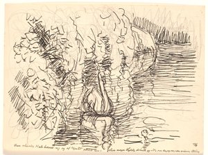Der schlanke Hals hob sich... von Fritz Syberg