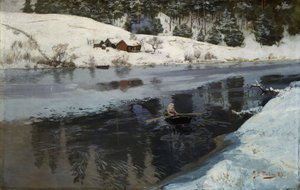 Winter am Fluss Simoa
