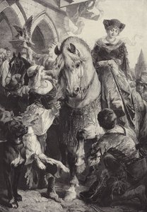 Ausritt zur Jagd von Fritz Wagner