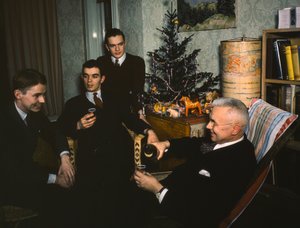 Familie und Zuhause in Dresden, Deutschland von Dr. Fritz Gustav Wentzel und seiner Frau Verna von Fritz Wentzel