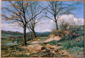 Taunuslandschaft mit Wäscherinnen