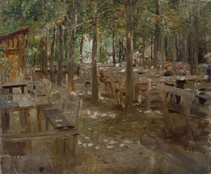 Alter Biergarten von Fritz von Uhde