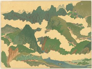 Der Gelbe Fluss Teil von Fukuda Bisen
