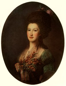 Porträt der Gräfin J. V. Santi, 1785, 1965 von Fyodor Rokotov