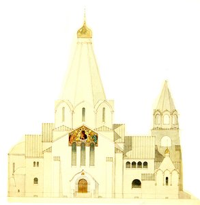 Entwurf für die Kirche von Balakovo