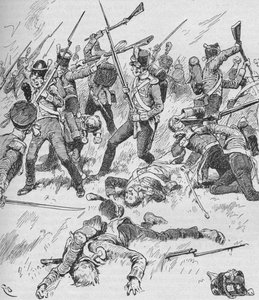 Alle Formation war verloren, und jeder Mann kämpfte für sich selbst, 1902 von GB