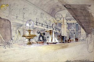 Innenraum des Regent Street Polytechnic, ca. 1847