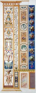 Tafel aus der Raphael-Loggia im Vatikan, aus 
