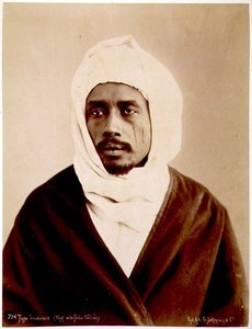 Porträt eines sudanesischen Häuptlings des Galieh-Stammes von G. Lekegian