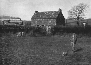 Geburtsort von George Stephenson, Wylam, um 1900