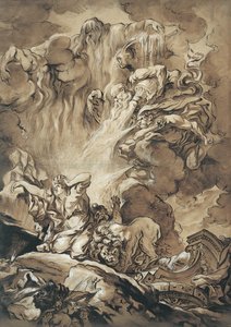 Die Befreiung von Kybele, eine Allegorie der Jahreszeiten, n.d. von Gabriel Francois Doyen