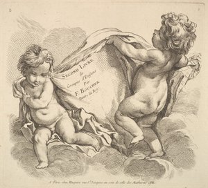 Frontispiz, 1738-45 von Gabriel Huquier