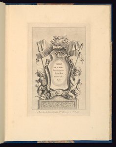 Tafel 1, Tafel, Livre de vases (Buch der Vasen) von Gabriel Huquier
