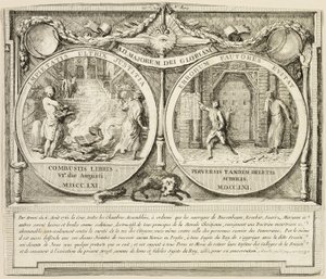 Vertreibung der Jesuiten von Gabriel Jacques de Saint Aubin