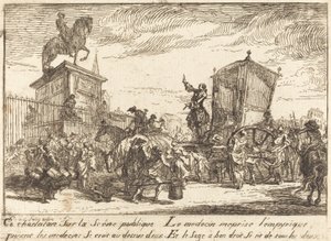 Der Scharlatan von Gabriel Jacques de Saint Aubin