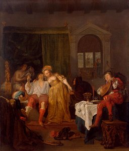 Das Gleichnis vom verlorenen Sohn, 1640er Jahre von Gabriel Metsu
