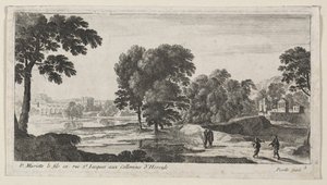 Landschaft mit Figuren