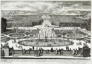 Das Latona-Becken in den Gärten des Schlosses von Versailles - von Perelle, Ende des 17. Jahrhunderts von Gabriel Perelle