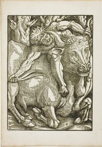 Die Arbeiten des Herkules: Herkules fängt den kretischen Stier von Gabriel Salmon