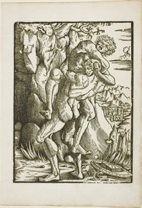 Die Arbeiten des Herkules: Herkules und Antäus von Gabriel Salmon