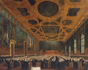 Saal des Großen Rates im Dogenpalast