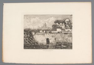 Ansicht der Ruine des Hôtel de Bretonvilliers von Gabrielle Marie Niel