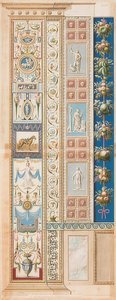 Pilaster Loggia II (Verzierung, in deren mittlerem Felde ein gesatteltes Pferd)