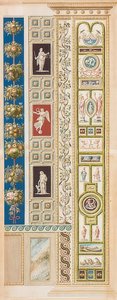 Pilaster Loggia XIII (Verzierung mit Landschaften und Jagdstücken)