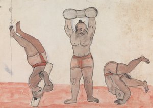 Drei Jeyties beim Üben
