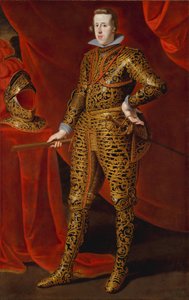 Philipp IV. (1605–1665) in Parade-Rüstung, um 1628 von Gaspar De Crayer