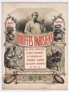 Théâtre des Bouffes-Parisiens von Jacques Offenbach, 1865