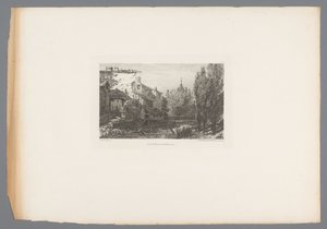 Ansicht eines Baches bei Salins von Gaston Coindre