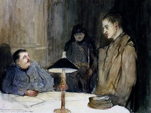 Verhör eines deutschen Gefangenen