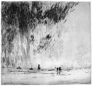 Der Regen, 1880-1940, 1924 von Gaston de Latenay