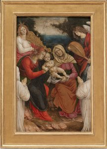 Madonna mit Kind, St. Anna und Stiftern von Gaudenzio Ferrari