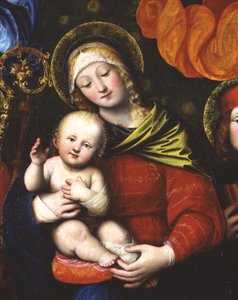 Madonna mit Kind, Detail, 1516 von Gaudenzio Ferrari