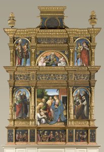 Geburt Christi und das letzte Abendmahl, Polyptychon von Gaudenzio Ferrari