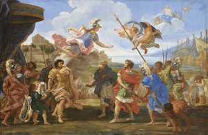 Der Streit zwischen Agamemnon und Achilles, ca. 1695