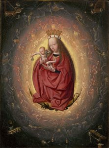 Die Verherrlichung der Jungfrau, 1490-1495 von Geertgen Tot sint Jans