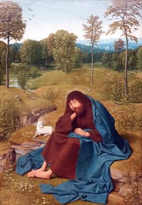 Johannes der Täufer in der Wildnis von Geertgen Tot sint Jans