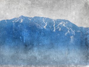 Blaue Berggrunge