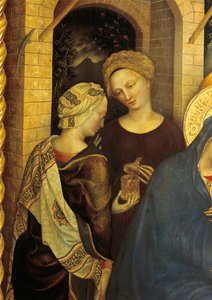 Anbetung der Heiligen Drei Könige (Detail) von Gentile da Fabriano