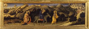 Flucht nach Ägypten (Predella der Anbetung der Heiligen Drei Könige, Pala Strozzi)