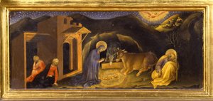 Geburt Christi (Predella der Anbetung der Könige, Pala Strozzi)