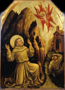 Der heilige Franziskus empfängt die Stigmata (ca. 1420)