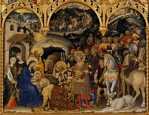 Die Anbetung der Heiligen Drei Könige, 1423