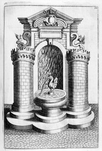 Brunnenentwurf, 1664 von Georg Andreas Bockler